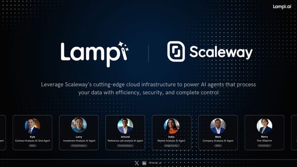 Lampi AI Joins Scaleway Growth Stage Startup Program