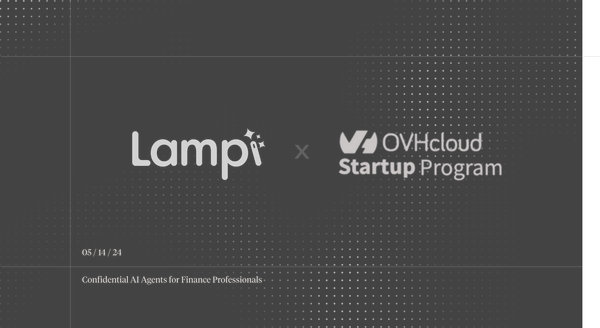 Lampi AI joins OVHcloud Startup Program