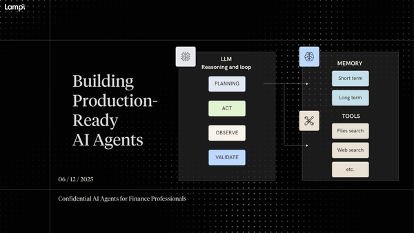 Building Production-Ready AI Agents